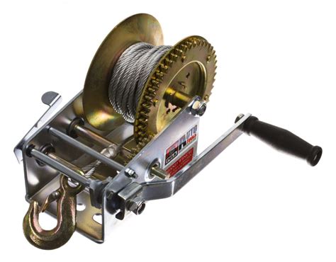 Buy Hand winch with wire and hook H2500 at Pela Tools