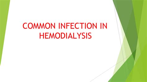 SOLUTION: Common infection in dialysis - Studypool