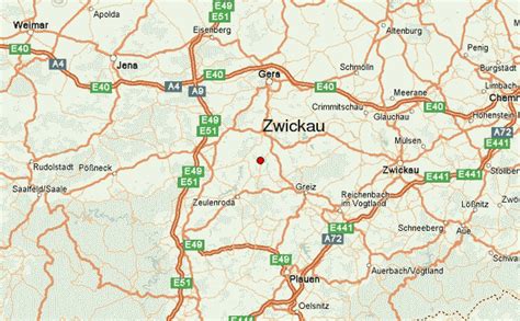 Zwickau Map - Germany