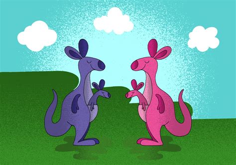 Happy Kangaroo Vector Animals 118126 Vector Art at Vecteezy