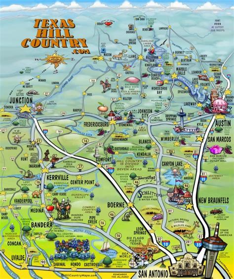 The Texas Hill Country Map - Texas Hill Country Map Pdf | Printable Maps