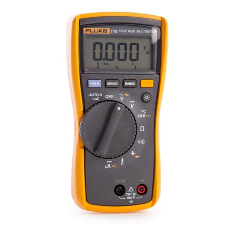 Fluke 116 HVAC Multimeter with Temperature and Microamps, 600V ...