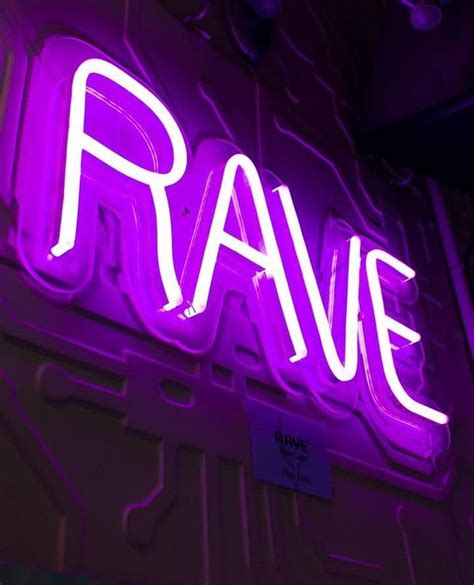 Rave Neon Sign Rave Neon Light Sign Party Neon Sign Neon | Etsy