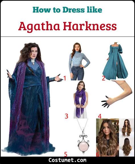 Agatha Harkness' (Wandavision) Costume for Halloween