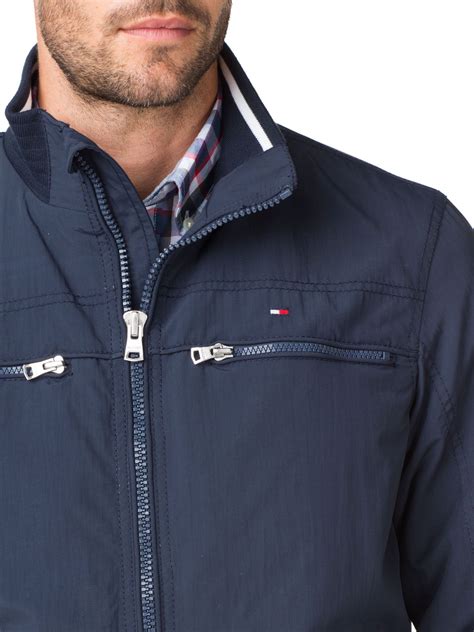 Tommy hilfiger Matthew Bomber Jacket in Blue for Men | Lyst