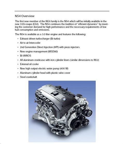 2007 Engine Tech: How the N54 works (must read!!!)