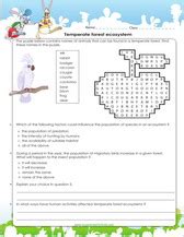 Biomes, Habitats, and Ecosystems - Worksheet | Printable and - Worksheets Library