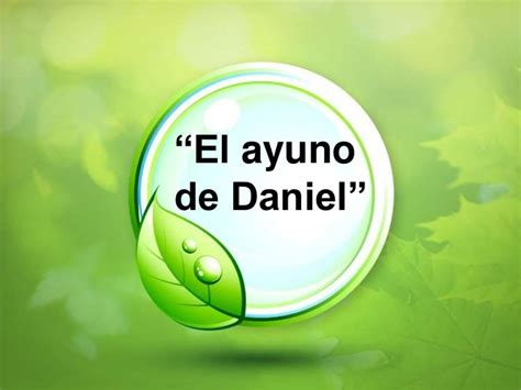 El ayuno de Daniel