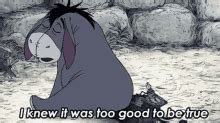 Sad Eeyore GIFs | Tenor