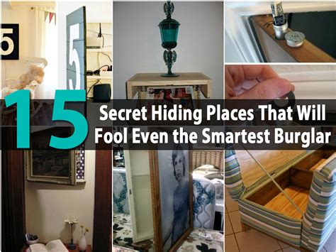 15 Secret Hiding Places That Will Fool Even the Smartest Burglar - DIY ...