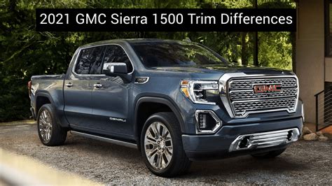 2021 GMC Sierra 1500 Trim Differences | Ernie Dean in ON