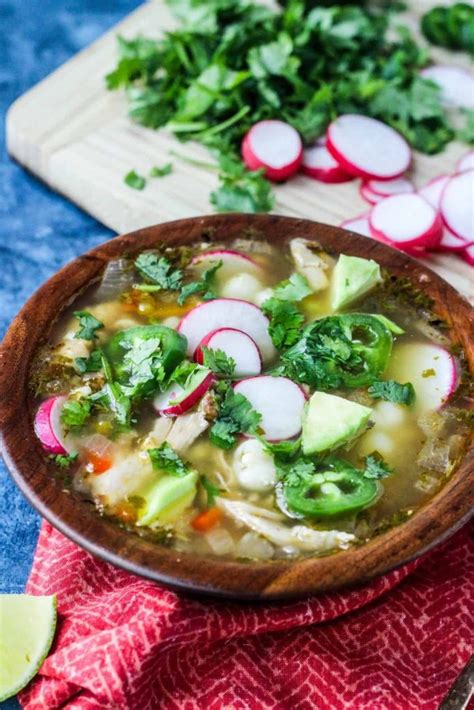 Green Chicken Pozole (Pozole Verde) - Blackberry Babe