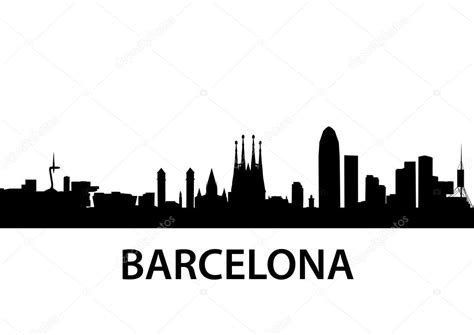 Skyline Barcelona — Stock Vector © unkreatives #5272802