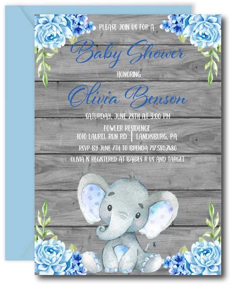 Elephant Baby Shower Backdrop Elephant Baby Shower Backdrop | Etsy