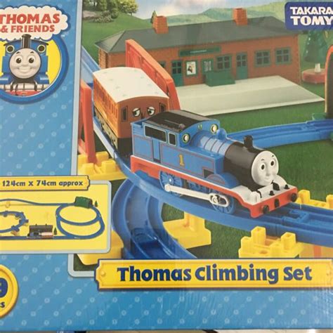 (Reserved) Plarail Takara Tomy Thomas & Friends - Thomas Climbing Set, Toys & Games on Carousell