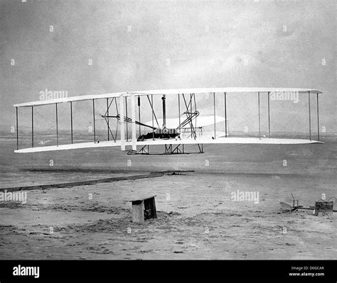 Wright Brothers' flight at Kitty Hawk, North Carolina Stock Photo - Alamy