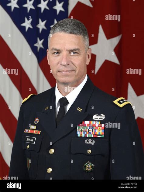 U.S. Army Lt. Gen. Joseph M. Martin, Director of the Army Staff, poses for a command portrait in ...