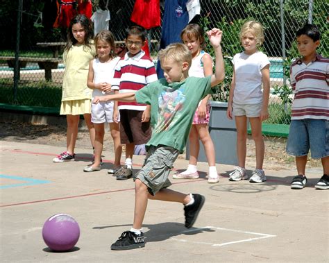 Kids playing kickball at Redd School (Houston, TX). Outdoor Activities For Kids, Learning ...