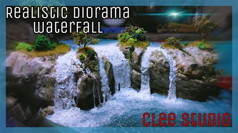 realistic diorama waterfall - YouTube