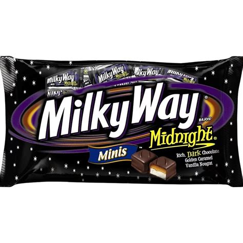 Milky Way Midnight Dark Chocolate Minis Size Candy Bars - Shop Snacks ...