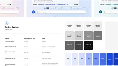 The New Microsoft Bing Design System :: Behance