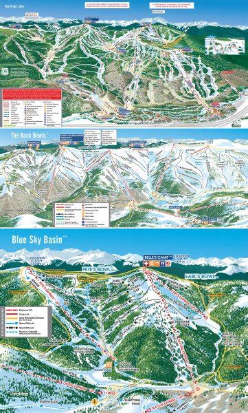 Vail Trail Map • Piste Map • Panoramic Mountain Map