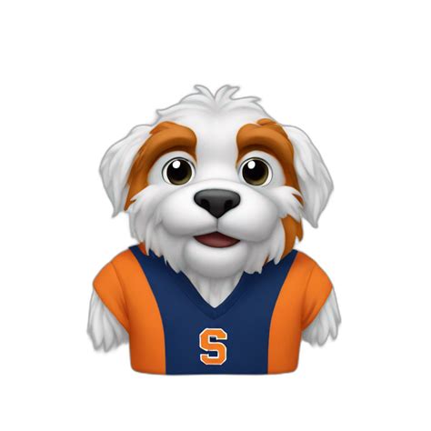 Syracuse university Otto mascot | AI Emoji Generator