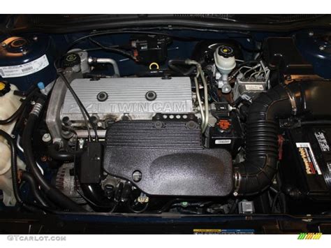 2001 Chevrolet Cavalier Z24 Coupe 2.4 Liter DOHC 16-Valve 4 Cylinder ...