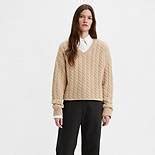 Rae Cable Knit Sweater - Brown | Levi's® US