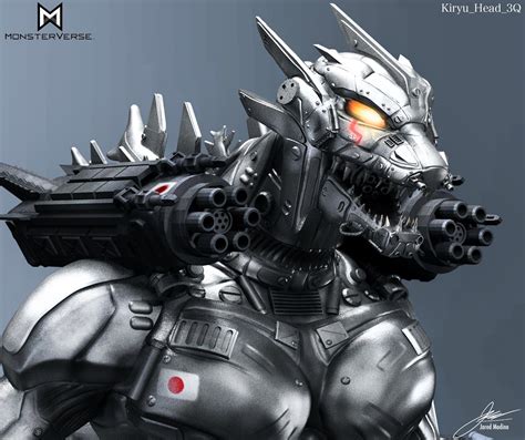 ArtStation - MonsterVerse Kiryu aka Super MechaGodzilla Redesign Concept Art