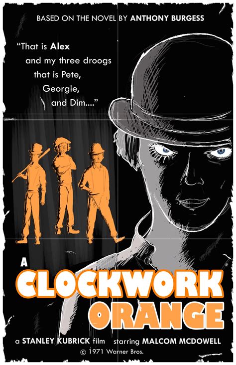 Jeff Walpole's Artwork: A Clockwork Orange Movie Poster