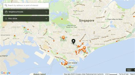 About Singapore City MRT Tourism Map and Holidays: Orchard Road ...