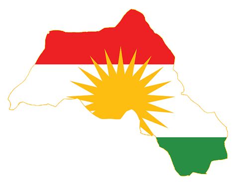 Kurdistan Flag Map on Behance