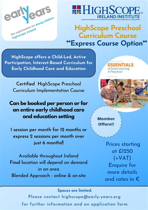 Highscope Training — Early Years - the organisation for young children