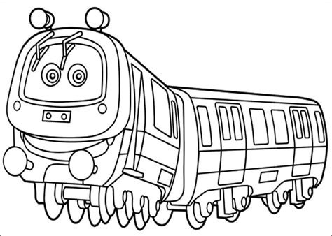 Vee In Chuggington Coloring Page - Free Printable Coloring Pages for Kids