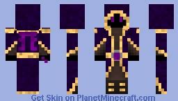 Purple wizard Minecraft Skin