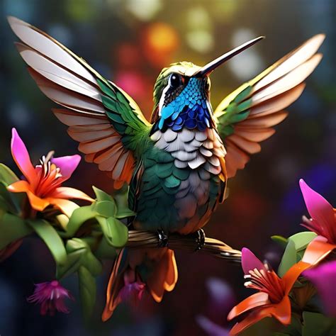 Premium AI Image | hummingbird AI