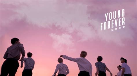 Desktop Wallpaper Bts Desktop Background Hd : Young forever (pink ...