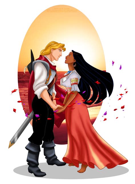 Pocahontas and John Smith - Reunion by *selinmarsou on deviantART ...