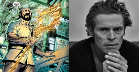 Willem Dafoe’s Vulko Riding a Menacing Shark in The Latest Aquaman Photo