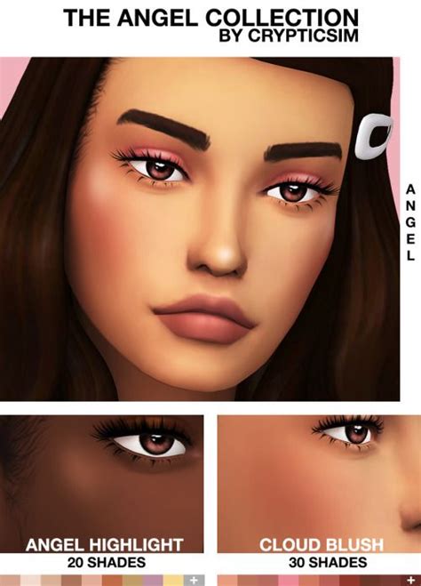 THE ANGEL COLLECTION | Sims 4 cc makeup, Makeup cc, Sims