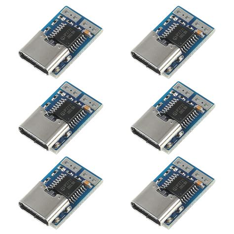 Buy 6 Pack MELIFE Type-C USB-C PD 12V DC Fixed Voltage Power Trigger Module 5A Type-C Female ...