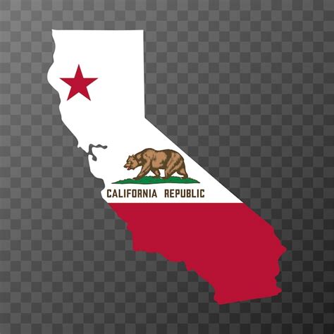 Premium Vector | California state flag vector illustration