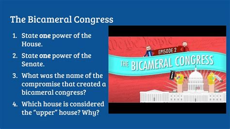 The Legislative Branch: An Overview of Congress - ppt download