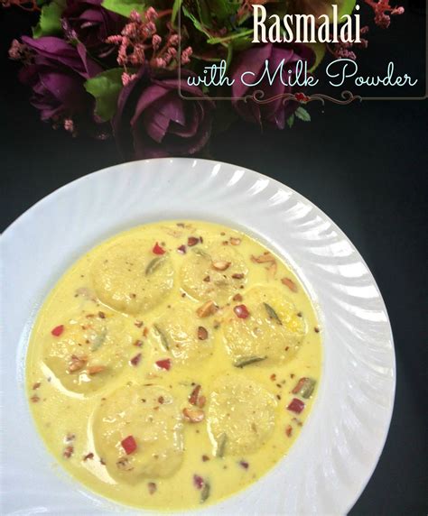 Rasmalai with Milk Powder - Recipe Book