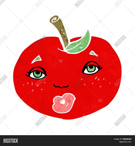 Cartoon Apple Face Image & Photo (Free Trial) | Bigstock