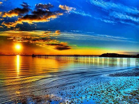 beautiful beach sunset wallpaper | sunset | Pinterest | Beautiful ...