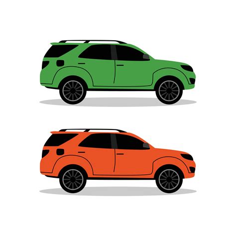 Modern flat car vector side view 13660119 Vector Art at Vecteezy