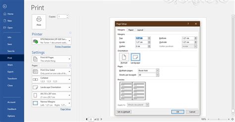 Booklet Printing in MS Word with Epson Printer - Super User