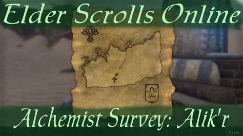 Alchemist Survey: Alik'r [Elder Scrolls Online] - YouTube